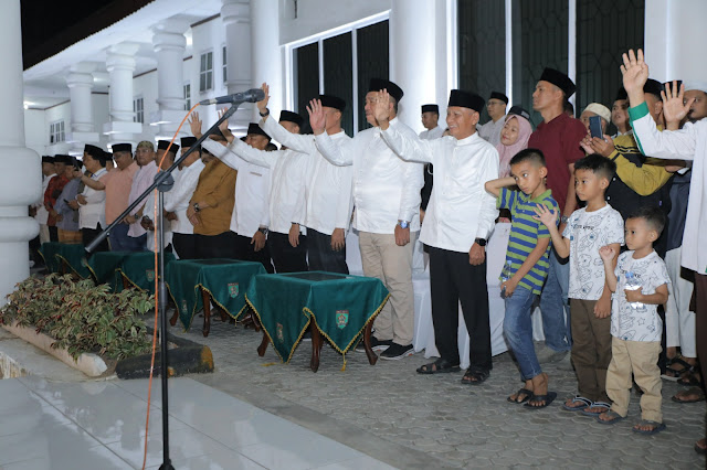 Bupati Bersama Forkopimda Asahan Lepas Pawai Takbir Menyambut Hari Raya Idul Fitri 1445 H