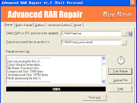 Memperbaiki file winrar yang rusak dengan Advanced RAR Repair FULL