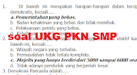 gambar soal ukg pkn SMP