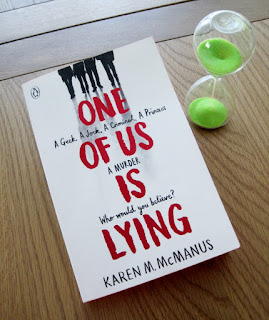 book cover of One of Us is Lying by Karen M. McManus