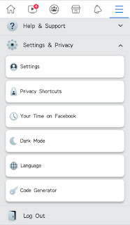 Facebook setting &privacy