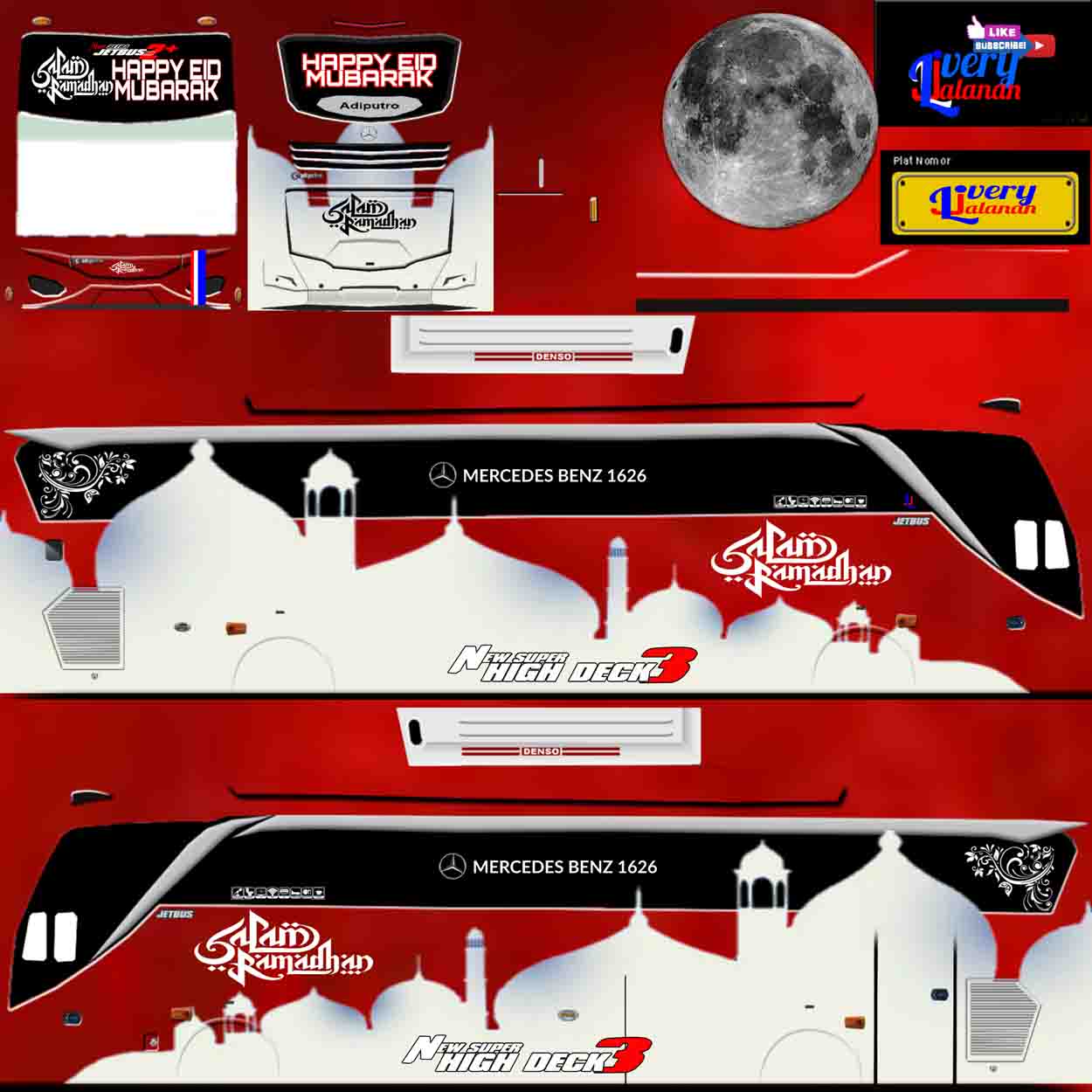 stiker bussid ramadhan