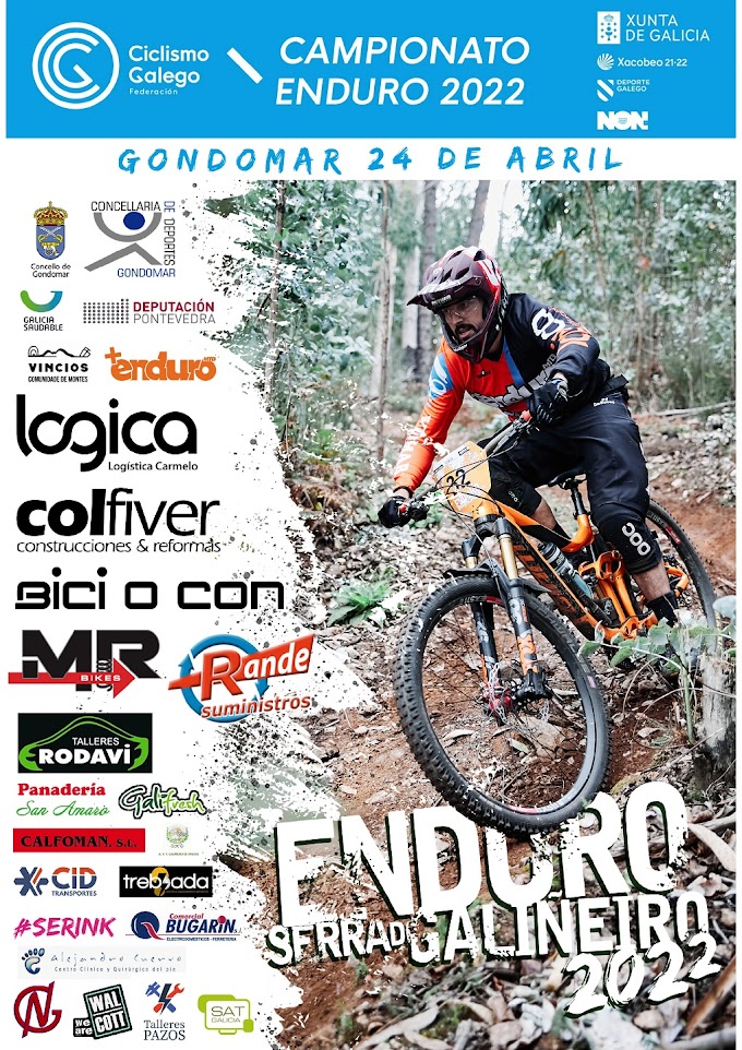 El Campeonato de Galicia de Enduro reúne este domingo a 300 riders en la Serra do Galiñeiro