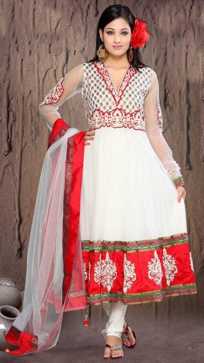 Ladies Fashion Fun: New Year Girls Frocks Designs 2013-14