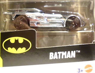 Close-up of chrome Batmobile