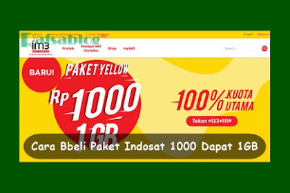 √ Cara Membeli Paket Indosat 1000 Sanggup 1Gb