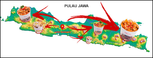 Lokasi Agen yang berada di tengah-tengah pulau Jawa adalah letak yang efisien