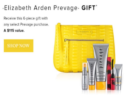 Hudson's Bay Free Elizabeth Arden Prevage GWP