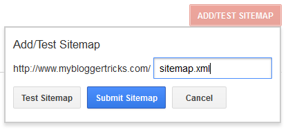 ADD/TEST Sitemap