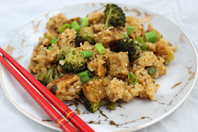 Tempeh and Broccoli Fried Rice