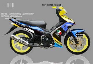 Yamaha LC 135 AirBrush Pictures Collection  Foto Gambar 