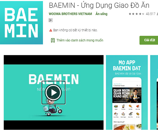 Tải BAEMIN - Ứng dụng giao đồ ăn số 1 Hàn Quốc cho Android b