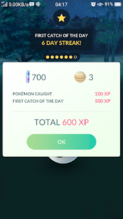 bonus spin pokestop day 6