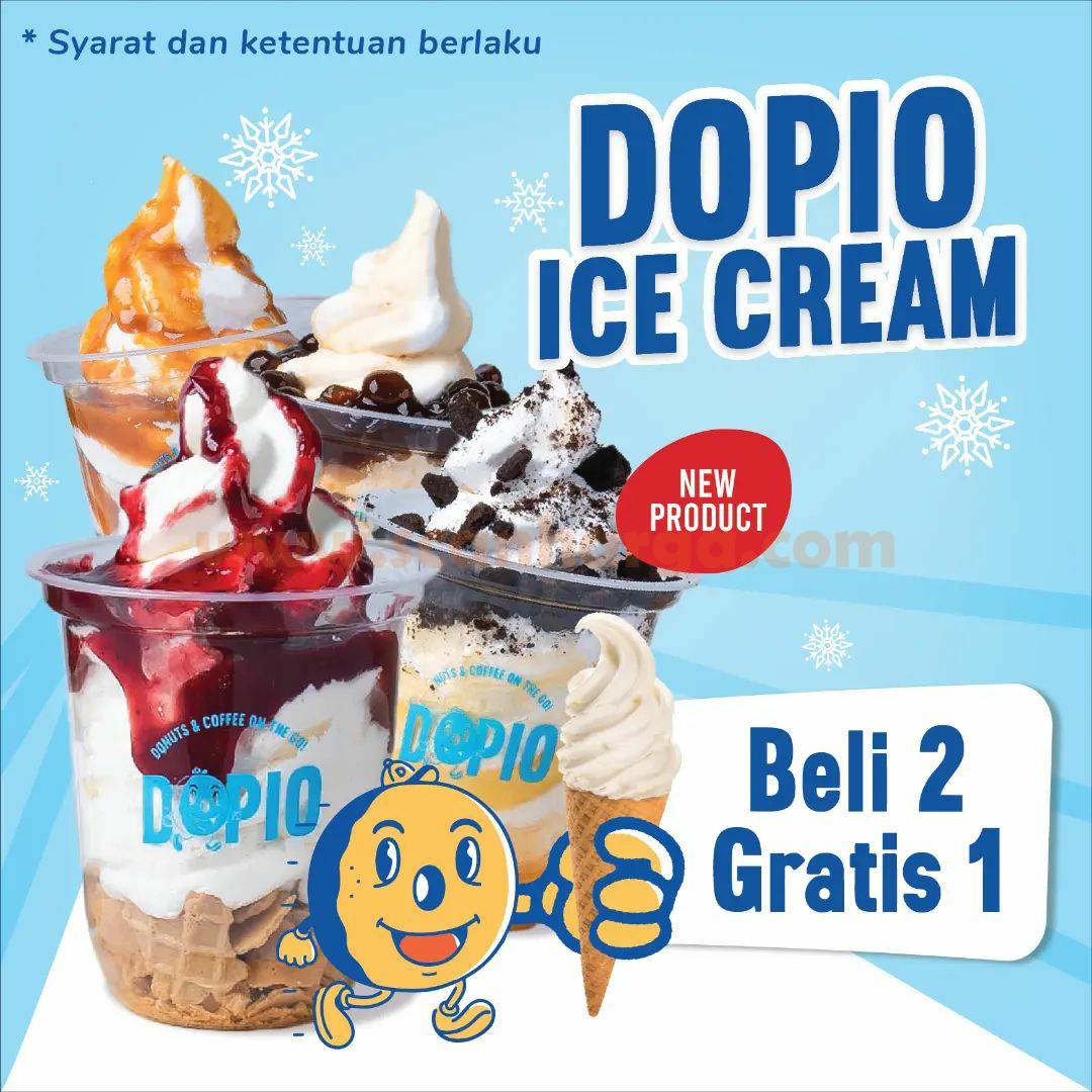 Promo Dopio Beli 2 Gratis 1 Dopio Ice Cream