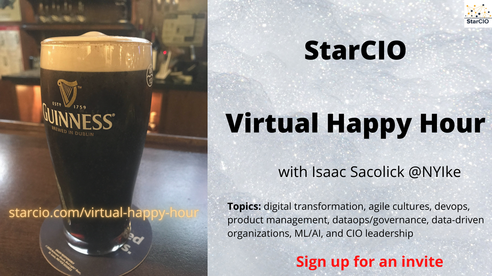 StarCIO Virtual Happy Hours