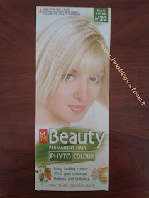 Beauty M20 Pearl Blond sac boyasi ile dip boyama