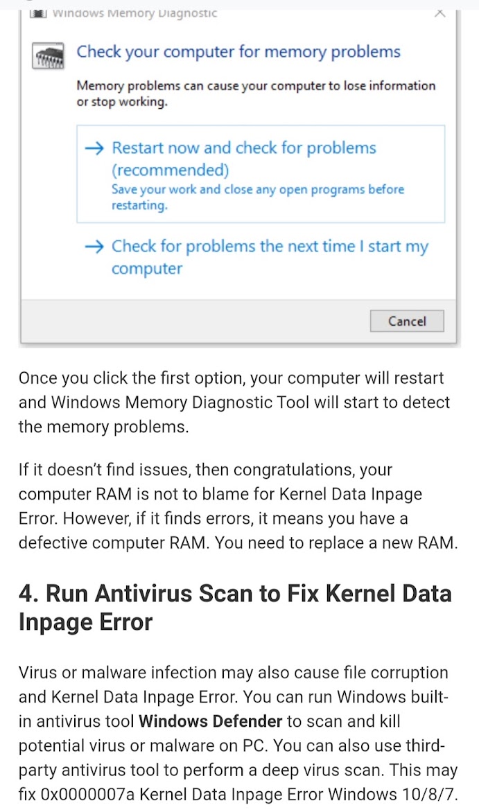 What does KERNEL_DATA_INPAGE_ERROR mean?, What causes KERNEL_DATA_INPAGE_ERROR?,How do I fix kernel security error?,How do I fix unexpected store exception?,Kernel data inpage error Windows 8.1 Dell,Kernel data INPAGE error in Windows 10,Kernel Data Inpage error Windows 10 dell,KERNEL data INPAGE error Windows 7,Kernel data inpage error Windows 8.1 HP,KERNEL data inpage error Windows 10 HP,Kernel data inpage error while gaming,Kernel data inpage error windows 10 reddit,Kernel data Inpage error srv2 sys,Kernel data inpage error Windows 10 Lenovo,KERNEL DATA INPAGE error valorant,Kernel data inpage error reddit