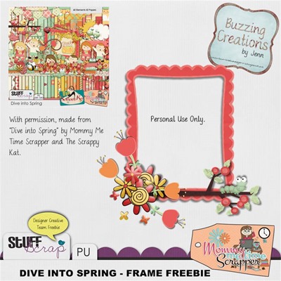 MMTS & TSK - Dive into Spring - Frame  Freebie Preview