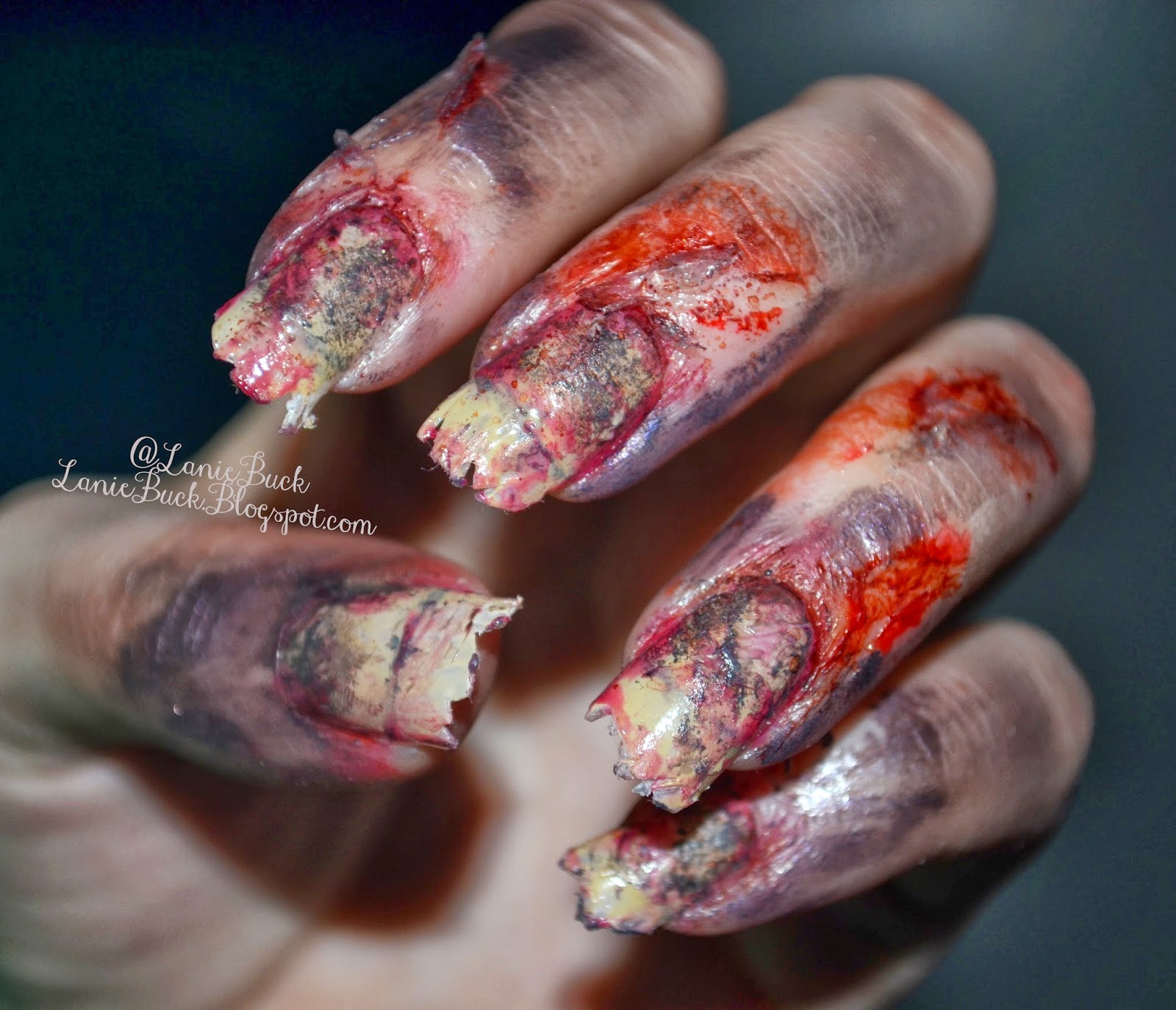 DIY Beauty- Back From the Grave Halloween Nails