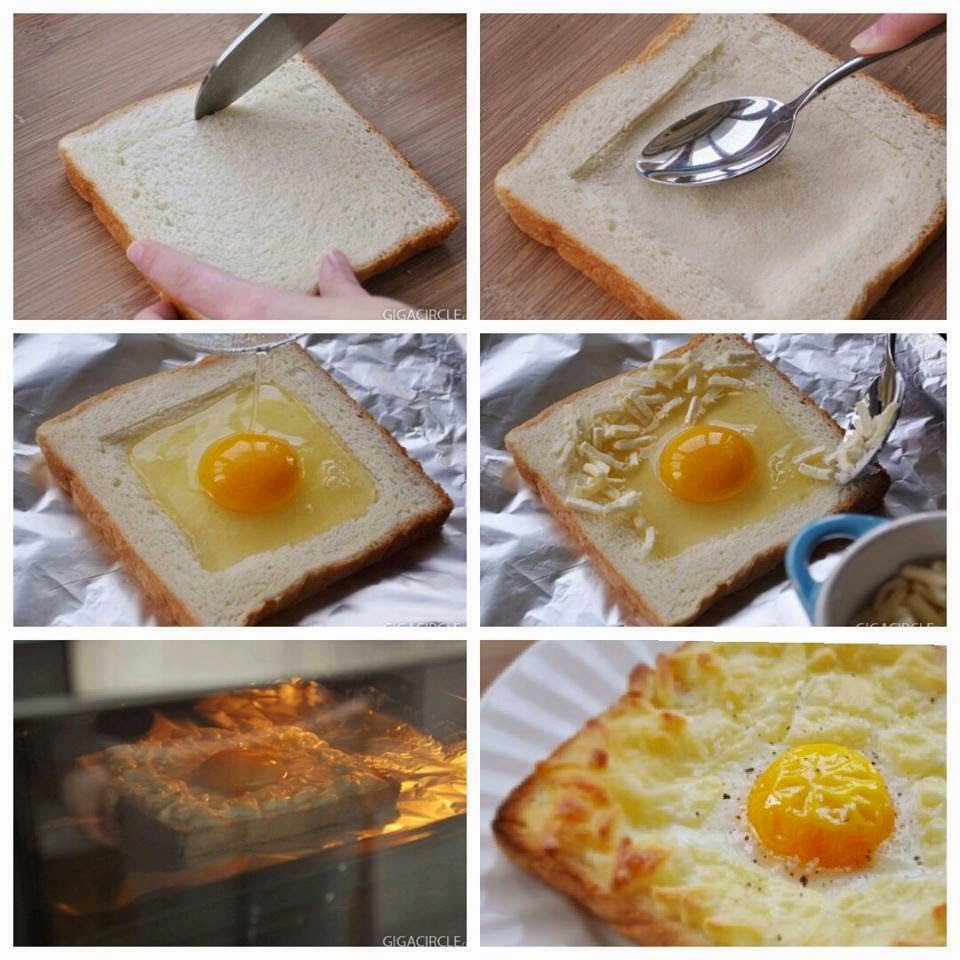 Sabiqah zulkefli: Resepi Roti Telur Keju Bakar