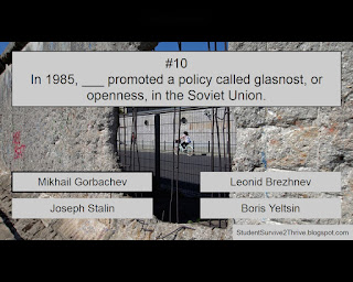The correct answer is Mikhail Gorbachev.