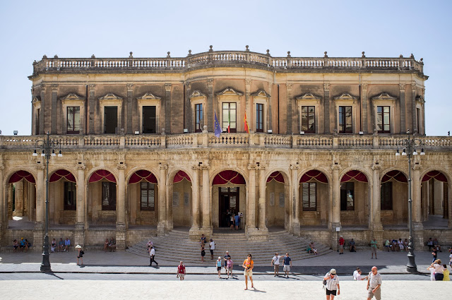 Palazzo Ducezio, Noto, Sicília, Itália