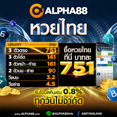  เปิดขายแล้ววันนี้ ! หวยไทย 3 ตัวตรงจ่ายสูงสุด 751 บาท ซื้อได้ตอนนี้ !