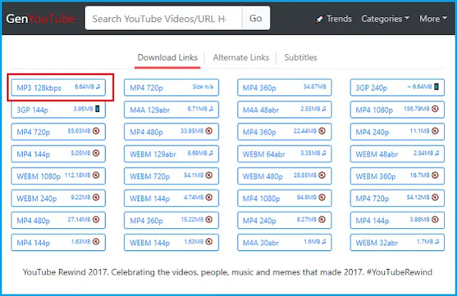 genyoutube download videos use of genyt