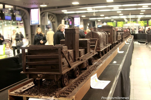 Positive News - Целый поезд бельгийского шоколада