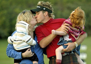 Ian Poulter With His Beautiful Wife Katie Poulter And Cute Childrens In These Pictures.