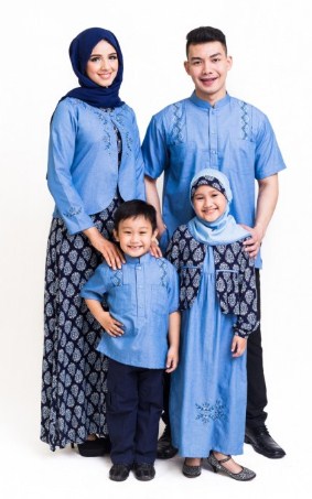 40 Koleksi Baju Muslim Keluarga 2019 Modern Terbaru 