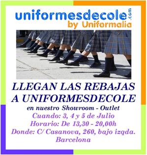 Showroom Outlet Uniformes de Cole Barcelona