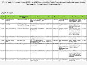 Every overseas Filipino worker (OFW) must be aware of the cargo company where they send their hard-earned balikbayan boxes. Make sure that you only entrust them to the cargo and freight forwarders accredited by the Department of Trade and Industry (DTI) to assure its safety.        Ads      Sponsored Links  There were reports of loss, pilferage, and damaged items due to mishandling. If your cargo company is not licensed and accredited by the DTI, chances are, your complaints will be for nothing and you will lose your packages forever especially if the sent your cargo to a fly-by-night courier service.  DTI has released the latest list of accredited cargo forwarders as of September 2018.                                                                                                                                                                                                                                                                                  Just check the list of the accredited cargo forwarders in your host country to make sure that the balikbayan box you diligently saved for months just to send them to your loved ones may surely reach its destination safely and should any problem arise, you can always reach the DTI to file complaints.    For complaints and queries, you can contact DTI at the following:   DEPARTMENT OF TRADE & INDUSTRY Trade & Industry Building 361 Senator Gil J. Puyat Avenue, Makati City Metro Manila, Philippines 1200  Trunkline: (+632) 7510-DTI (384) Office Hours: 8:00am-5:00pm, Monday to Friday (excluding holidays)  DTI Direct Hotline: (+632) 751.3330 Mobile: (+63) 917.834.3330 Email: ask@dti.gov.ph Filed under the category of overseas Filipino worker, OFW, balikbayan boxes, cargo and freight forwarders, Department of Trade and Industry , DTI accredited, 