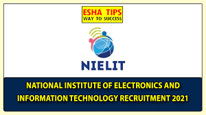 NIELIT Recruitment 2022