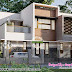 1662 Sq.ft Budget Contemporary House for Small Plot Area