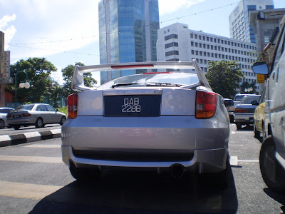 Silver color Toyota Celica