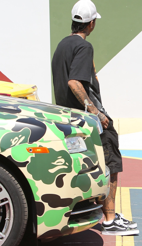 See what rapper Tyga did with his new Rolls Royce (photos) 
