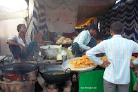 the jalebi wala or sweet seller at tigri mela gajraula