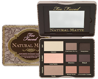 Too Faced Natural Matte Eyeshadow Collection