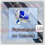 Crear acceso directo a Propiedades de Sistema en Windows 7