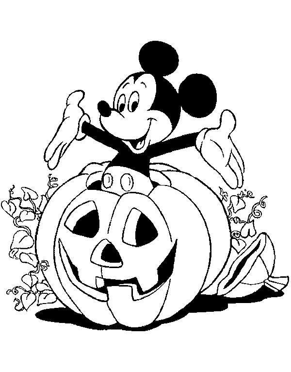 Imprime gratis dibujo para colorear para ni os de halloween calabaza y 