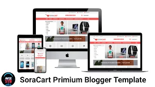 SoraCart Premium Blogger Template Free Download