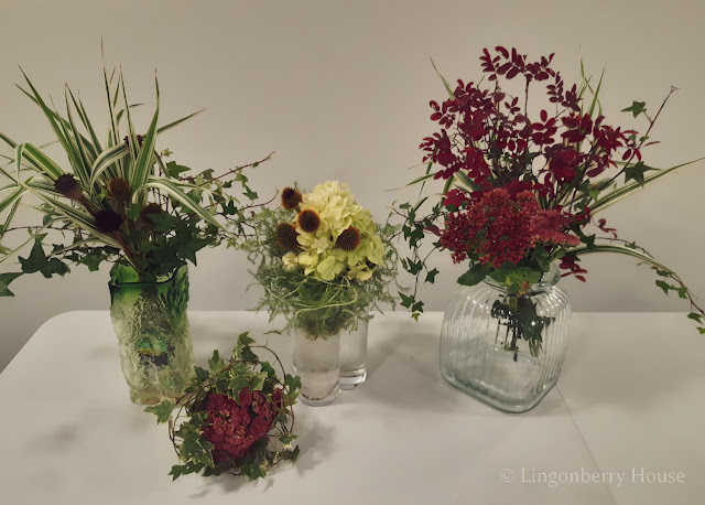 lingonberryhouse, DIY, syksy, kukka-asetelma, autumn, floral arrangement, tee itse