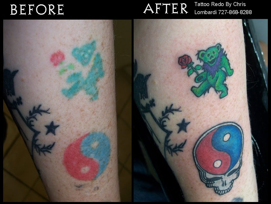 My Old Faded Tattoo Redone By Chris Lombardi, Brass Monkey Tattoo 7/7/2010