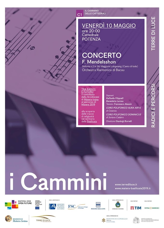 A Potenza il 10 maggio ore 20,00 Concerto in Cattedrale