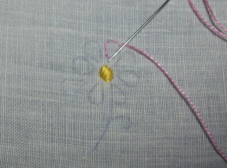 Padded satin stitch - Punto pieno