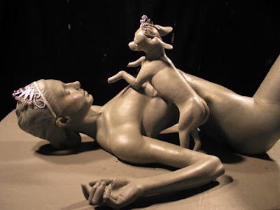 Daniel Edwards' Paris Hilton Autopsy Sculpture