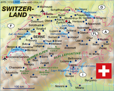 Mapamundi Mapa de Suiza Europa