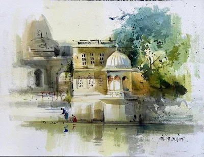 Landscape painting Milind Mulick