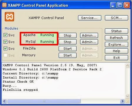 Membuat Database Menggunakan CMD dan XAMPP LA lab TI